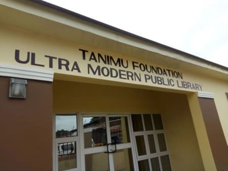 Library entrance