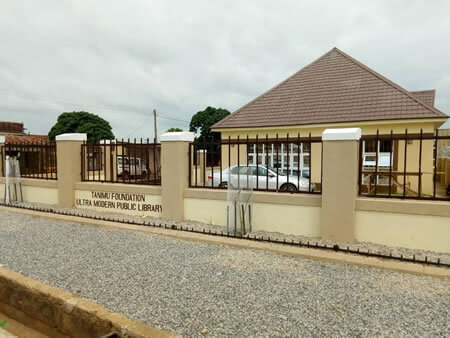 outside view of the library